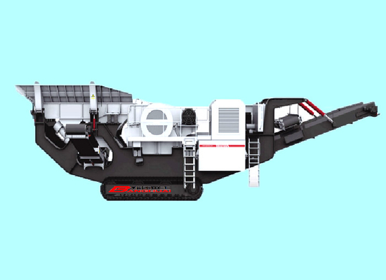 760mm Feeding Crawler Mobile Crusher 300t/H For Roads Buildings Mines Garbage