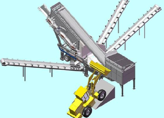 PE 750x1060 Mobile Crusher Station Beneficiation Ore YG1349E912   Mobile crusher, portable crushing plant