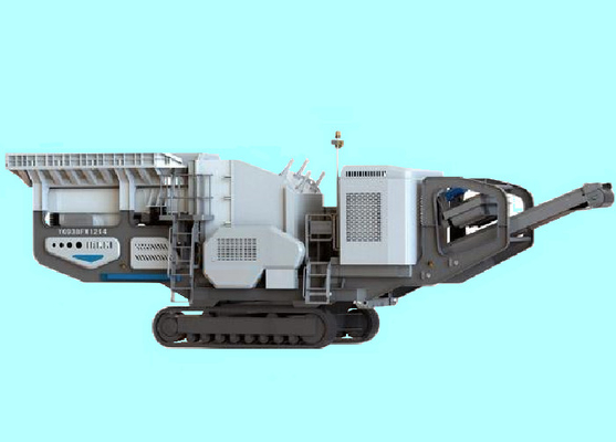 100mm Feed Mobile Crusher Machine 18.5kw For Buildings