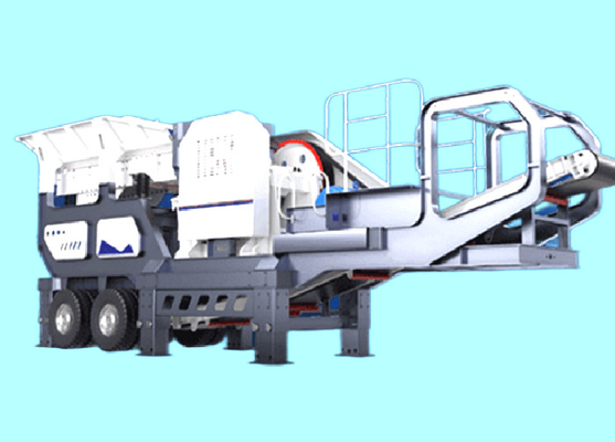 ZSW 9638 Mobile Crusher Station YG938E69 150t H River Pebble  Mobile crusher, portable crushing plant