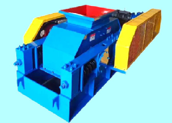 80t/H Limestone Toothed Roller Crusher 30mm Feed Double Roll Crusher