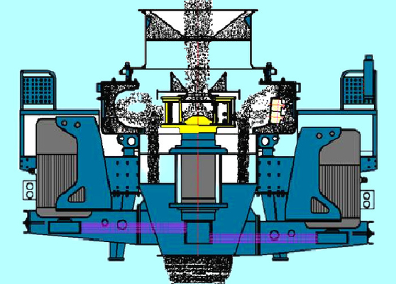 Coarse Powder Mill Stone Crusher 630kw Stone Granulator 1200r/Min