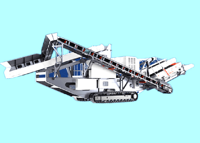 120t/H 500mm Feeding Mobile Crusher Station Waste Treatment