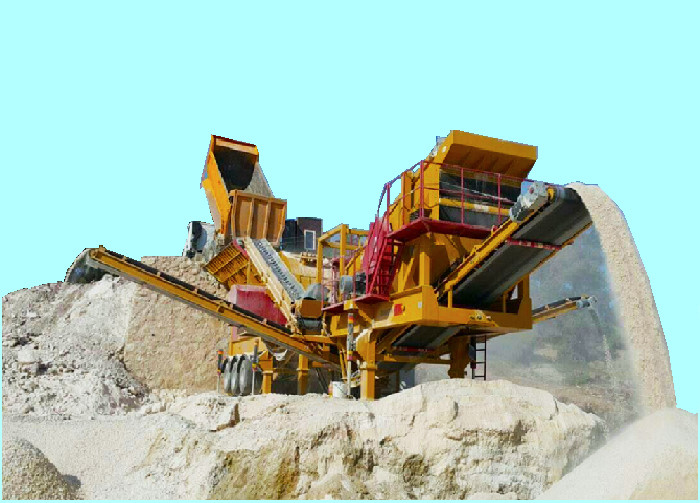 PE 750x1060 Mobile Crusher Station Beneficiation Ore YG1349E912   Mobile crusher, portable crushing plant