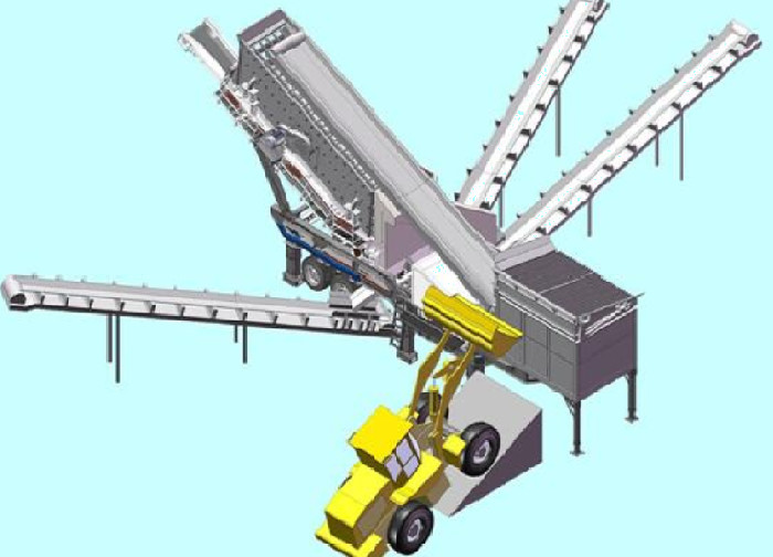PE 750x1060 Mobile Crusher Station Beneficiation Ore YG1349E912   Mobile crusher, portable crushing plant